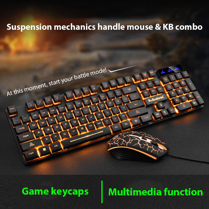 Gaming Keyboard Mouse Wireless - Set tastiera e mouse KM320 Tastiera