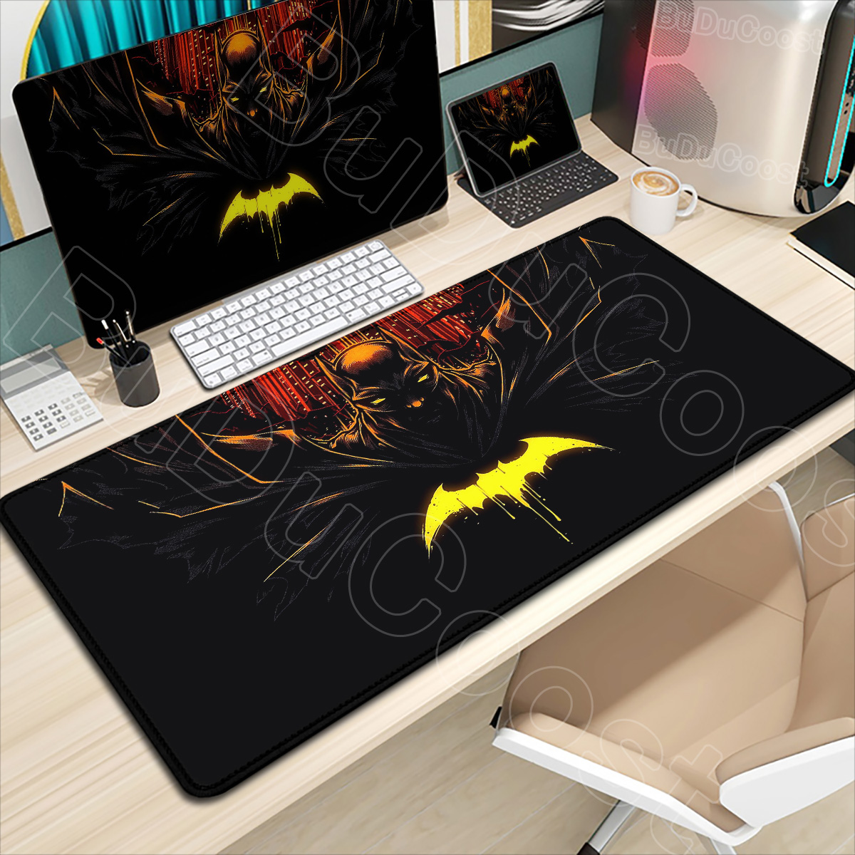 Gaming Keyboard Higround - B-Batman Mouse Pad HD Grande Gaming
