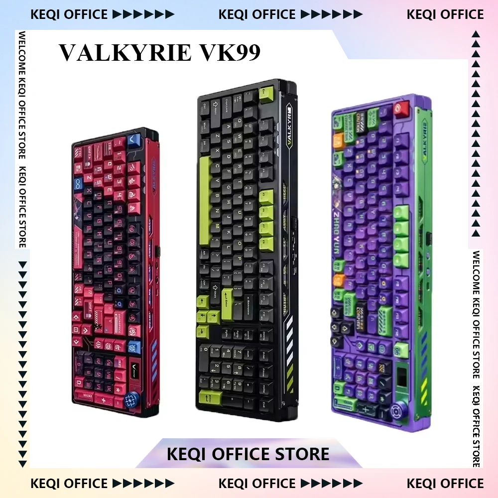 Gaming Keyboard Bluetooth - VALKYRIE VK99 Tastiere meccaniche RGB Wireless