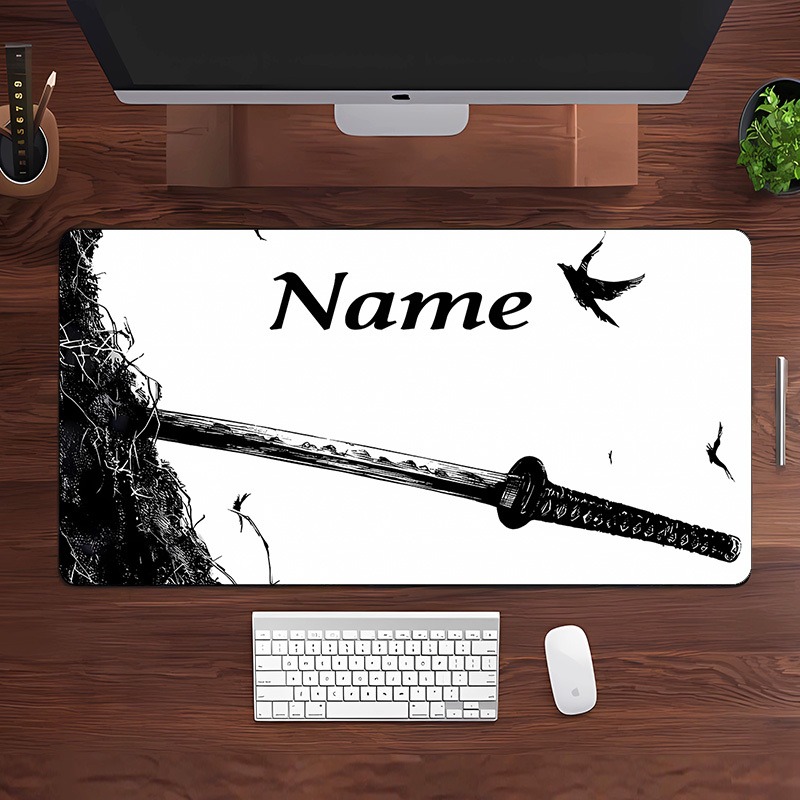 Gaming Keyboard Name - Tappetino per Scrivania Personalizzato con Tema