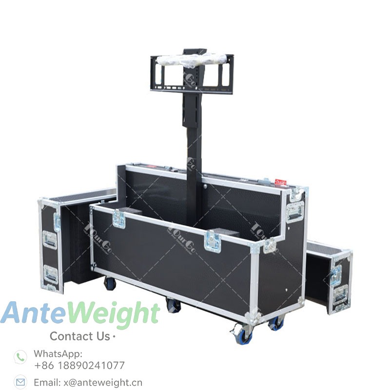Aluminum Case 65 - Flight Case Portatile per TV da
