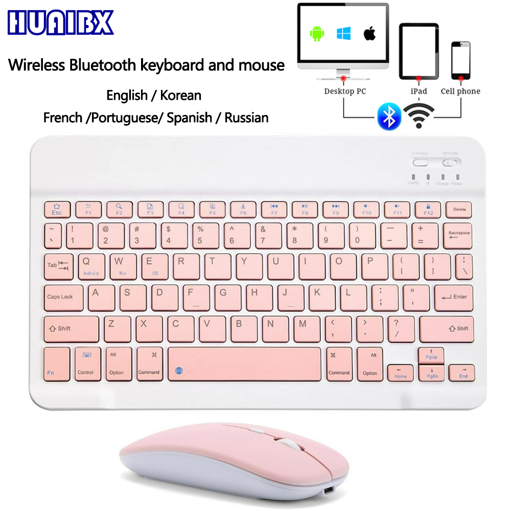 Gaming Keyboard Mouse Wireless - Mini tastiera Bluetooth wireless da 10