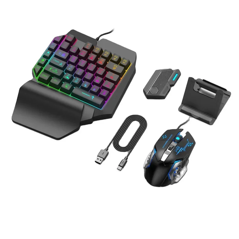 Gaming Keyboard 1 Hand - Set Tastiera e Mouse da Gaming