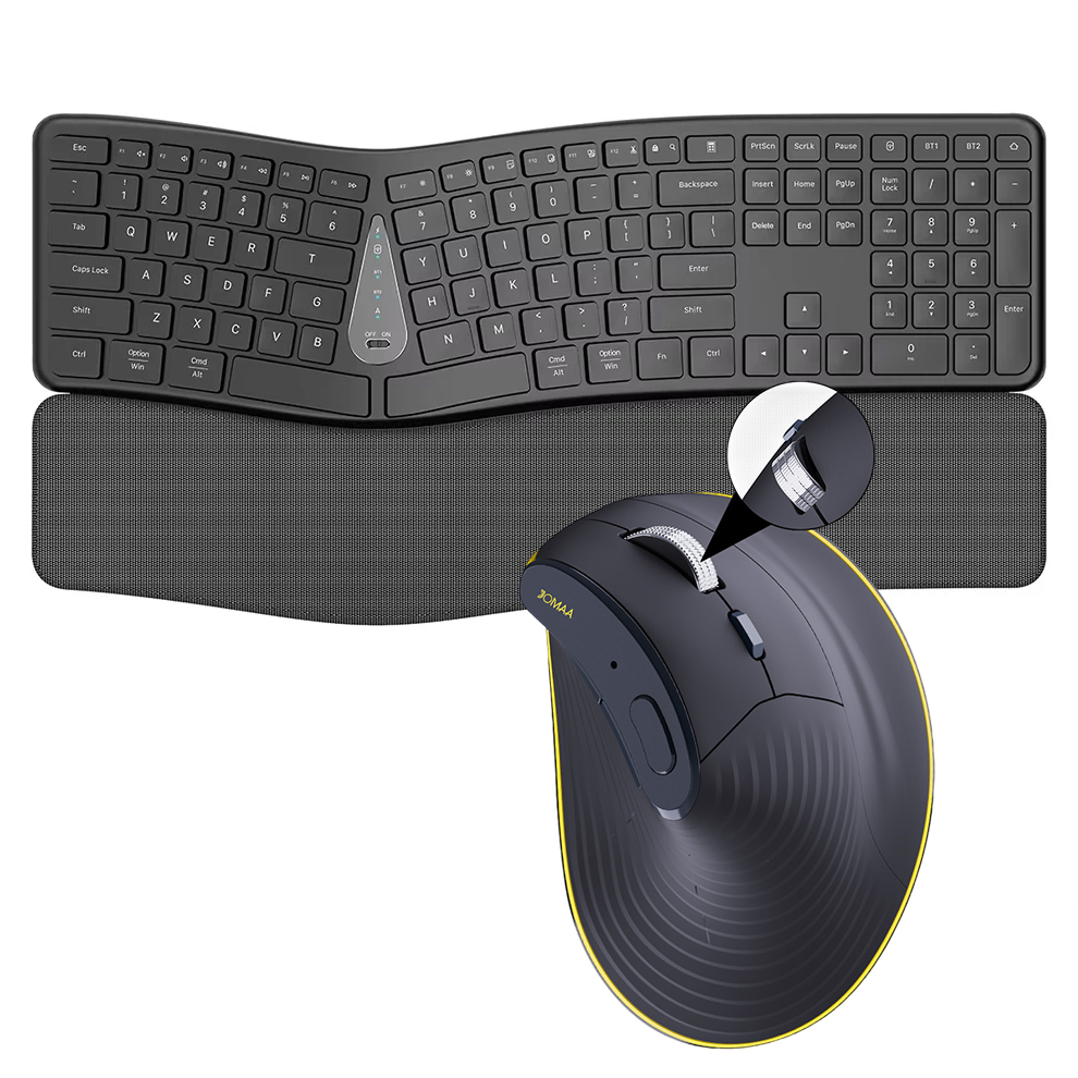 Gaming Keyboard Extension - Combinazione tastiera e mouse wireless 2.4G,