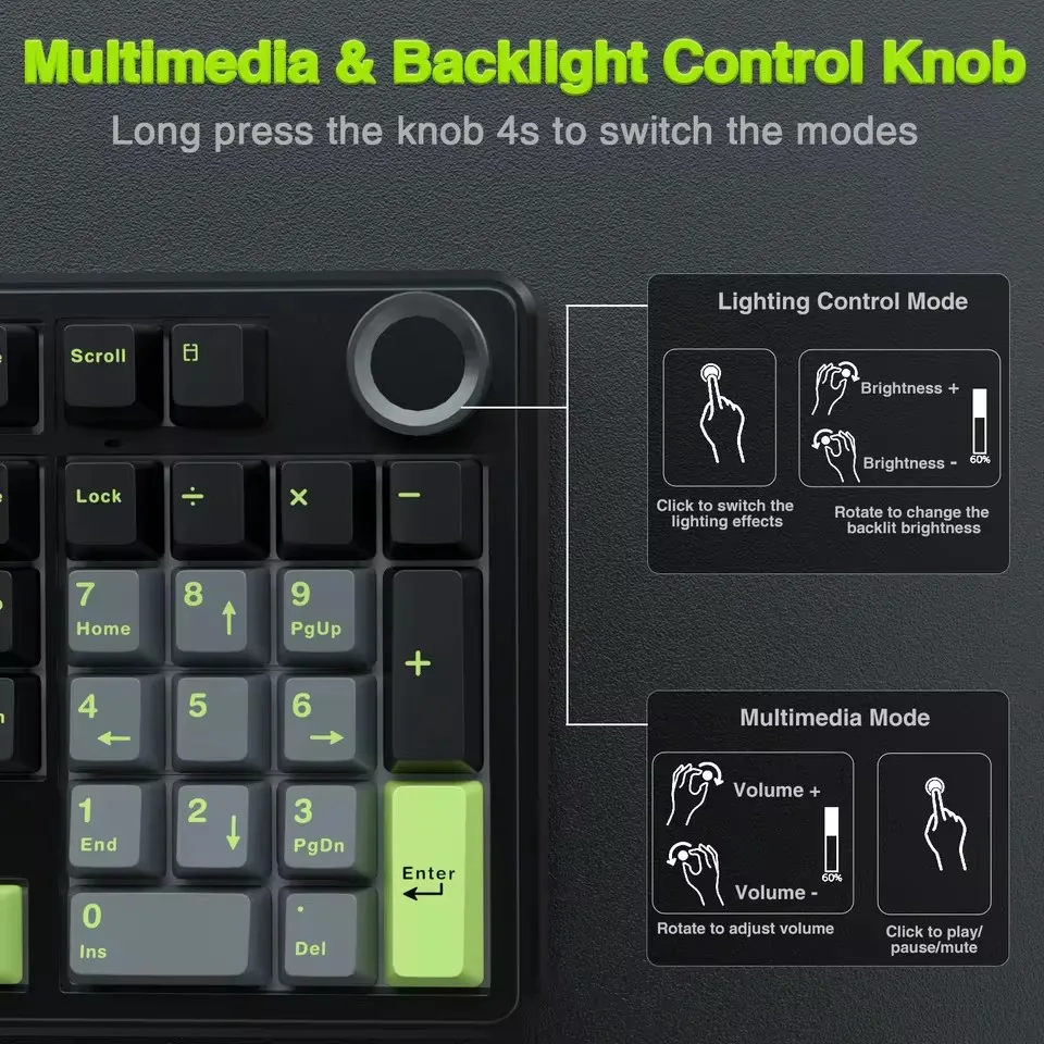 AULA F99PRO Tastiera meccanica - Gaming Keyboard Bluetooth recensione e prezzo