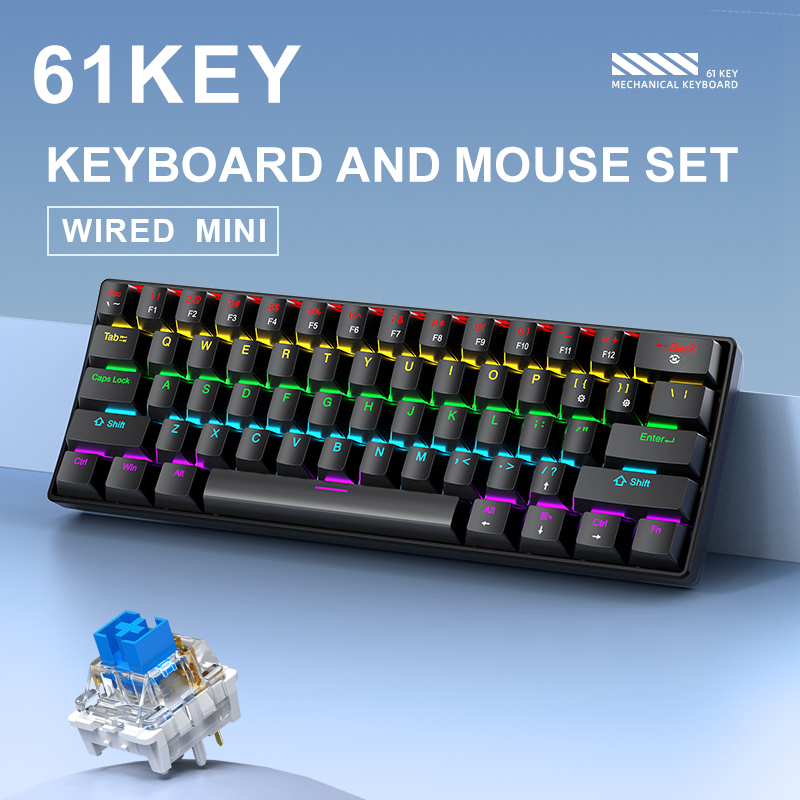 APAYADO K61 Mini tastiera mecc - Keyboard Gaming Blue Switch recensione e prezzo