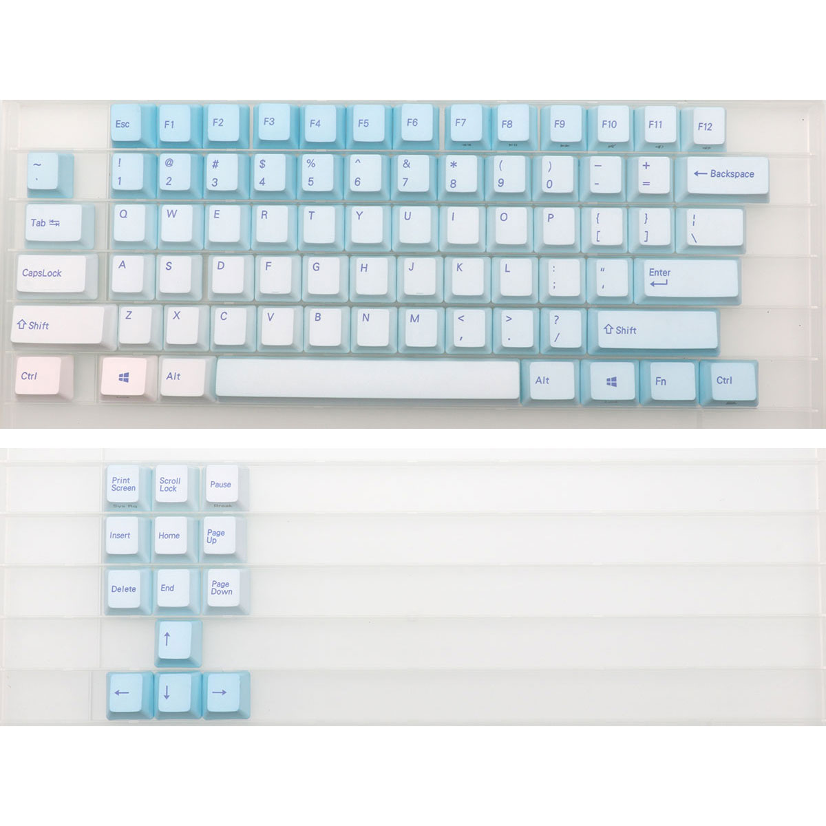 87 tasti Frost Blue Keycaps Ch - Keyboard Gaming Blue Switch recensione e prezzo