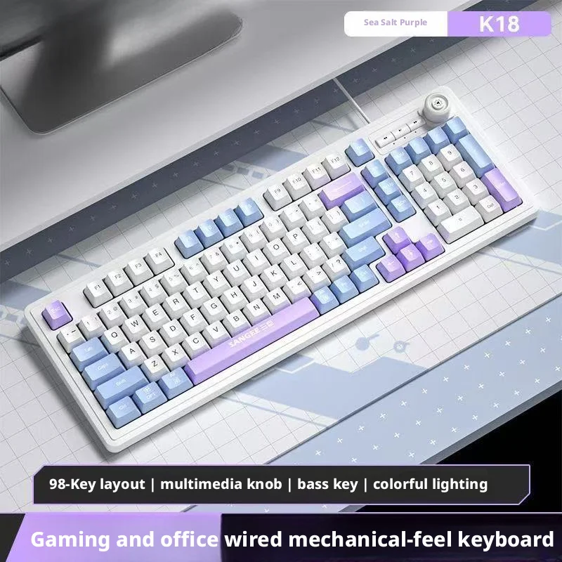 Tastiera Cablata 98 Tasti con  - Gaming Keyboard No Noise recensione e prezzo