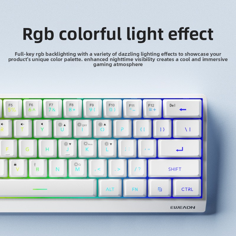 Mini tastiera wireless a 61 ta - Gaming Keyboard No Noise recensione e prezzo