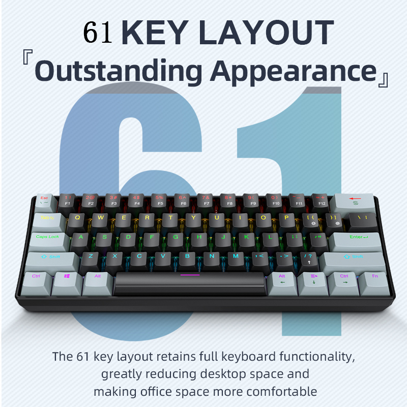 Tastiera Meccanica Gaming Cabl - Keyboard Gaming Blue Switch recensione e prezzo