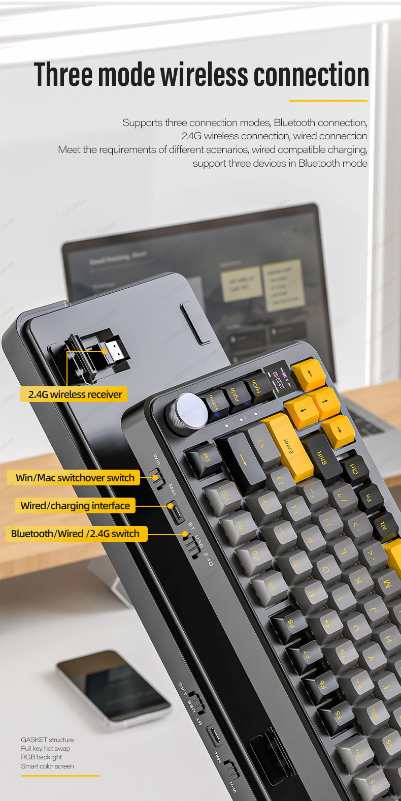 Nuova Tastiera Meccanica AL66  - Gaming Keyboard No Rgb recensione e prezzo