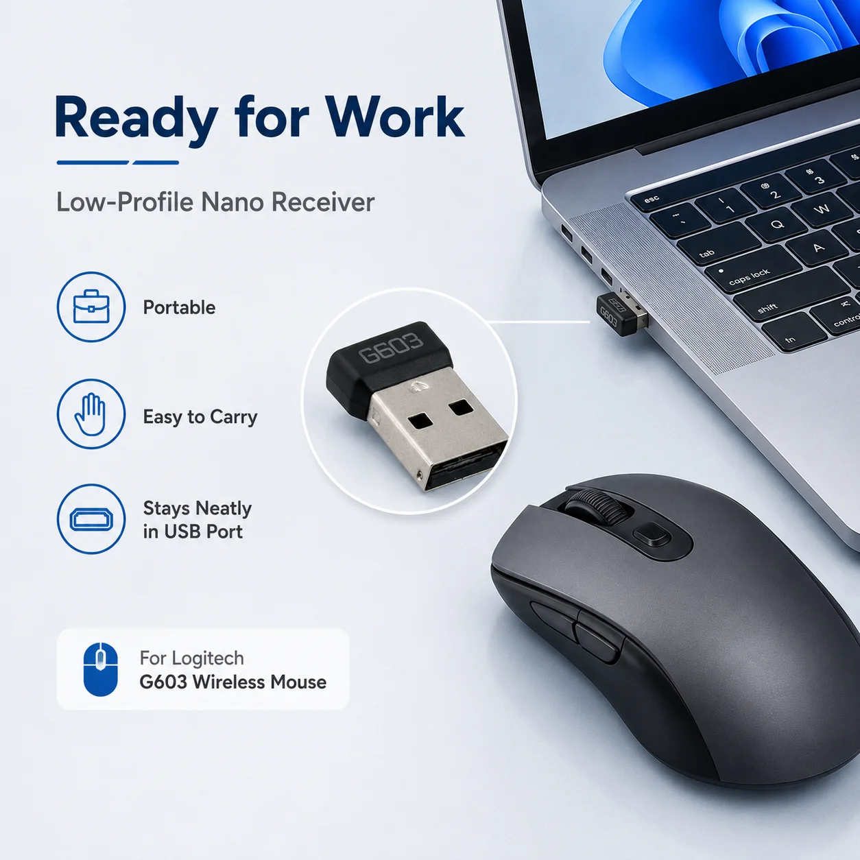 Ricevitore USB per Mouse Wirel - Gaming Keyboard Mouse Wireless recensione e prezzo