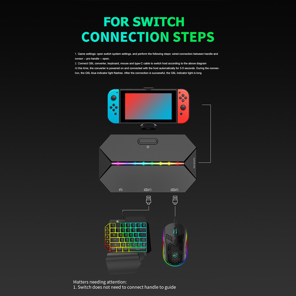 Adattatore Convertitore Tastie - Gaming Keyboard And Mouse For Xbox recensione e prezzo